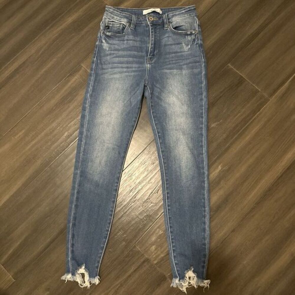 KanCan Estilo Skinny Frayed Ankle Denim-Size 5/26-Great Condition‎